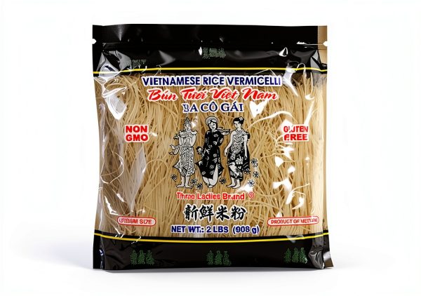 Vietnamese Rice Stick Vermicelli 2lb Three Ladies Gluten-Free Noodles-0