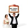 2 Pack Wedding Entrance Sign with Letters – Bridal Party Entrance Props & Bottle Service Sign– Customizable Reception Entrance Decor for Weddings, Bars, and Events (2)-2
