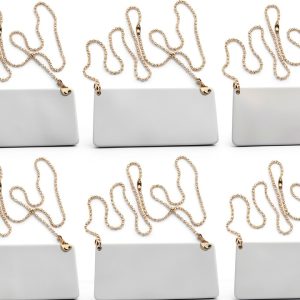 New Star Foodservice 27549 Stainless Steel Table Tent Chain Sign Combo, Includes (Coffee), (Decaf), (Hot Tea), (Iced Tea), (Hot Water), and (Blank), 3.5"x 1.5", Combo Set of 6-0