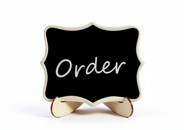 Mini Chalkboard Signs XKDOUS 28-Piece Set with Easel Stand Wood-6