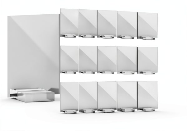 Tuanse 40 Pack White Acrylic Wedding Table Numbers 4x6 with Stands-0