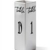 Maitys Trifold Wedding Table Numbers 1-20 Paper Table Number Cards Black and White Freestanding Numbers for Wedding Parties and Events Reception Decorations(Black)-6