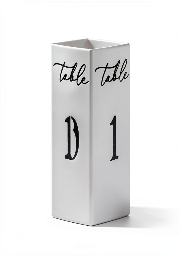 Maitys Trifold Wedding Table Numbers 1-20 Paper Table Number Cards Black and White Freestanding Numbers for Wedding Parties and Events Reception Decorations(Black)-6