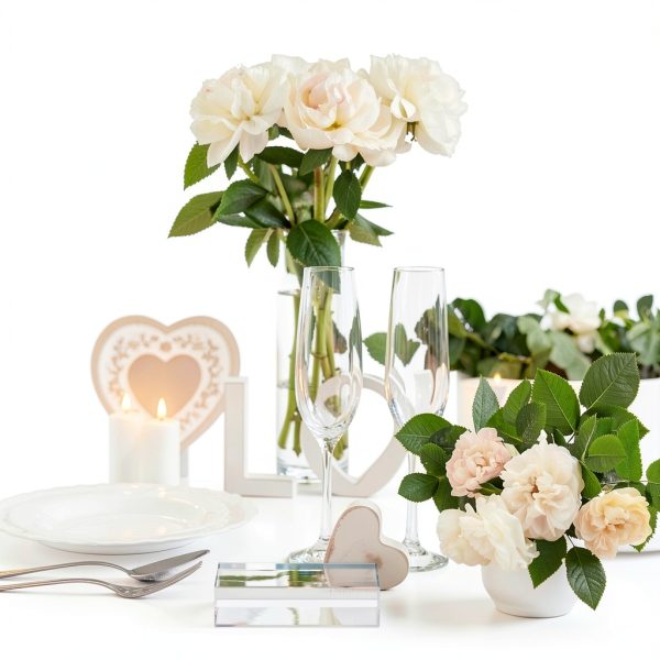 Tuanse 40 Pack White Acrylic Wedding Table Numbers 4x6 with Stands-4